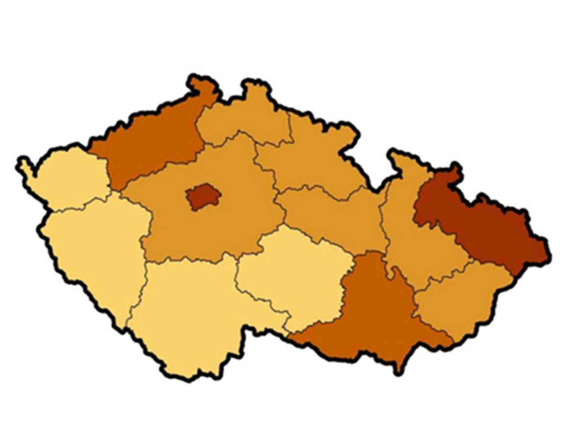 3. Socioekonomická část Kraj Vysočina k roku 2016 čítá 509 475 obyvatel a rozloha dosahuje 6 796 km 2, z čehož vyplívá i hustota zalidnění, která činí 75 obyvatel na jeden km 2.