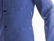 Men s coat with long sleeve, 3 front pockets, belt with button for adjustment on back. Material: 100% cotton, 240 g/m 2.