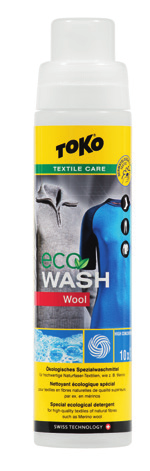 TOKO Eco Textile Wash Used for weather protection (thermal) clothing made of non-elastic hard shell materials.