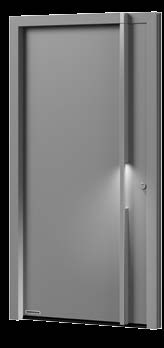 madla v bílém hliníku RAL 9006 nebo volitelně v RAL podle volby upevňovací profily v barvě dveří nebo volitelně v RAL podle volby
