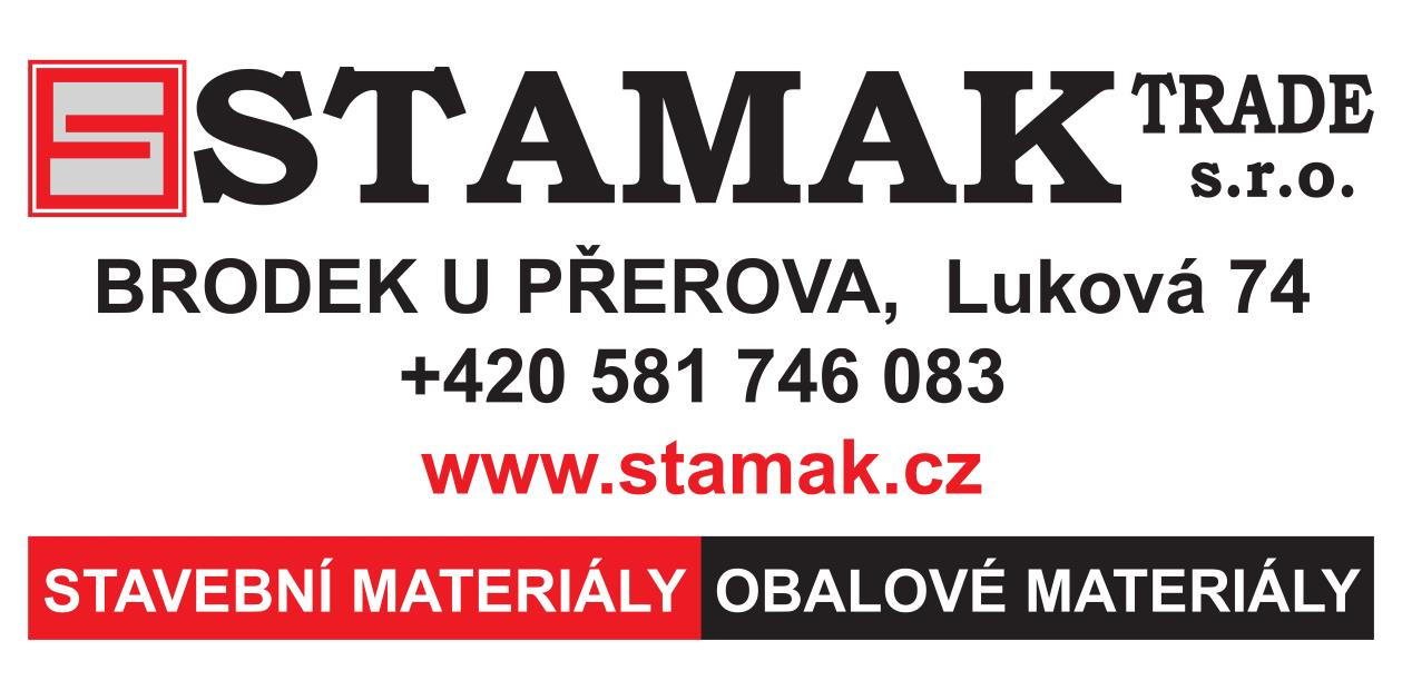 STAMAK OKRESNÍ PŘEBOR STARŠÍCH ŽÁKŮ (7+1) STAMAK TRADE s.r.o. Prodejna: Luková 74 751 03 Brodek u Přerova Provozní doba: PO-ČT 6.