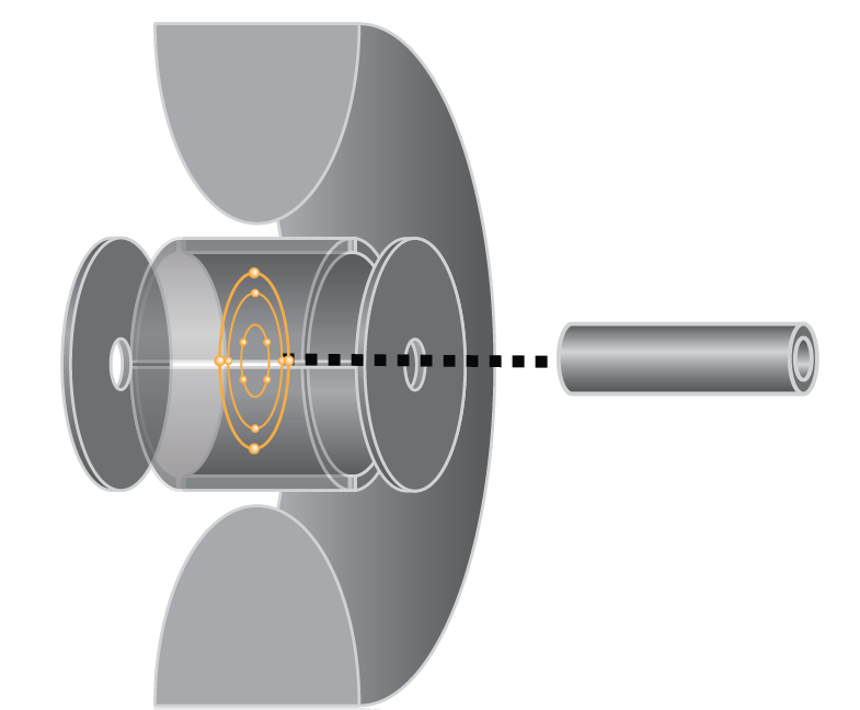 Infrared Multi-photon Dissociation Iont absorbují fotony laserového záření.