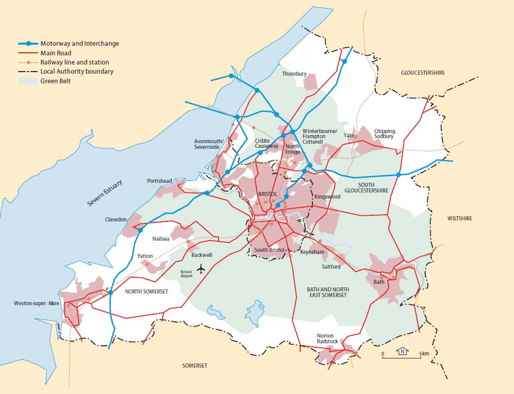 Velká Británie - Bristol Vize West England rostoucí ekonomika