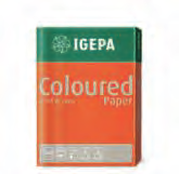 Igepa Coloured Paper Univerzální mul funkční papír Igepa Coloured Paper vyniká širokou barevnou paletou s 10 různými ods ny ve 2 skupinách barev: s decentními pastelovými a výraznými intenzivními ods