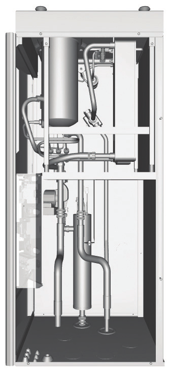 Vysoušecí filtr 10 Vstřikovací ventil 11 Ovládací panel řídící jednotky 12 Zpětné potrubí nemrznoucí