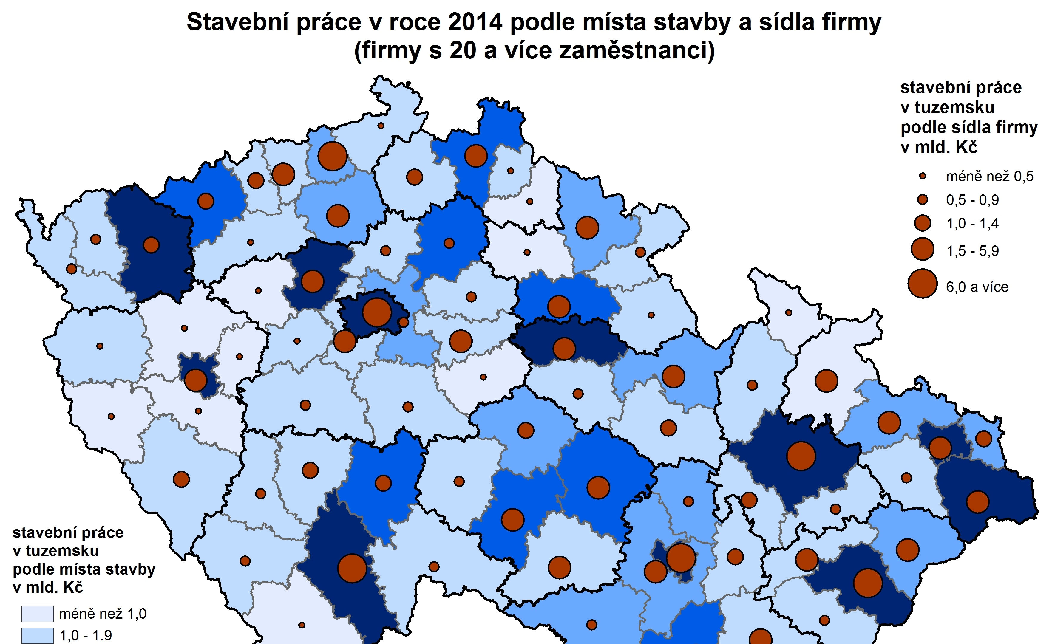 Přes mírný pokles počtu pracovníků, stavební výroba vzrostla téměř o čtvrtinu Počet stavebních podniků zaměstnávajících 5 a více osob se v Pardubickém kraji v roce 214 nezměnil a zůstal na 29.