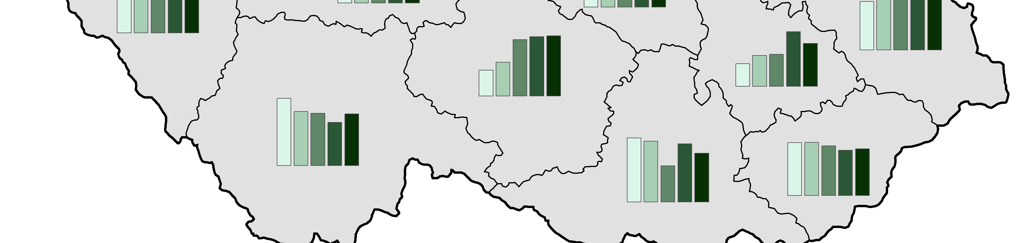 Investice na ochranu životního prostředí na obyvatele kraje byly nejvyšší za 15 let Výdaje na ochranu životního prostředí meziročně kolísají.