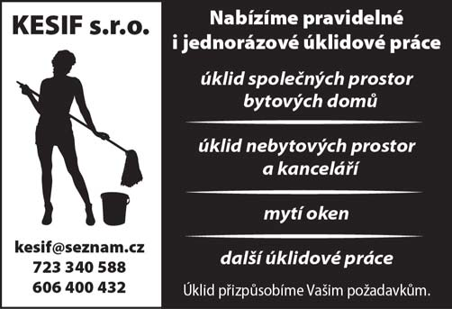 nás najdete: Praha, Brno, Ostrava, Bratislava www.facebook.com/bibsvysokaskola/ Kontakty k inzerátům uvádějí sami inzerenti, a redakce proto nenese zodpovědnost za jejich správnost.