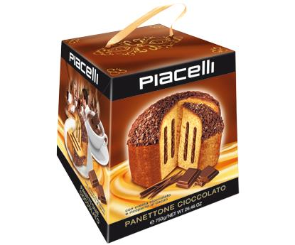 1002911BI Panettone koláč Piacelli Tiramisu 750g Taliansky koláč s krémovou náplňou Tiramisu Potlač loga na etiketu upevnenú na stuhe Minimum: 36ks Cena bez loga : 8,33 /ks 1002909BI Panettone koláč