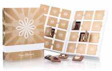 ADVENTNÉ KALENDÁRE 3638 ADVENT BOOK NEAPOLITANS MINI Adventný kalendár obsahuje 24 miničokoládok, ktoré sú ozdobené v tvare