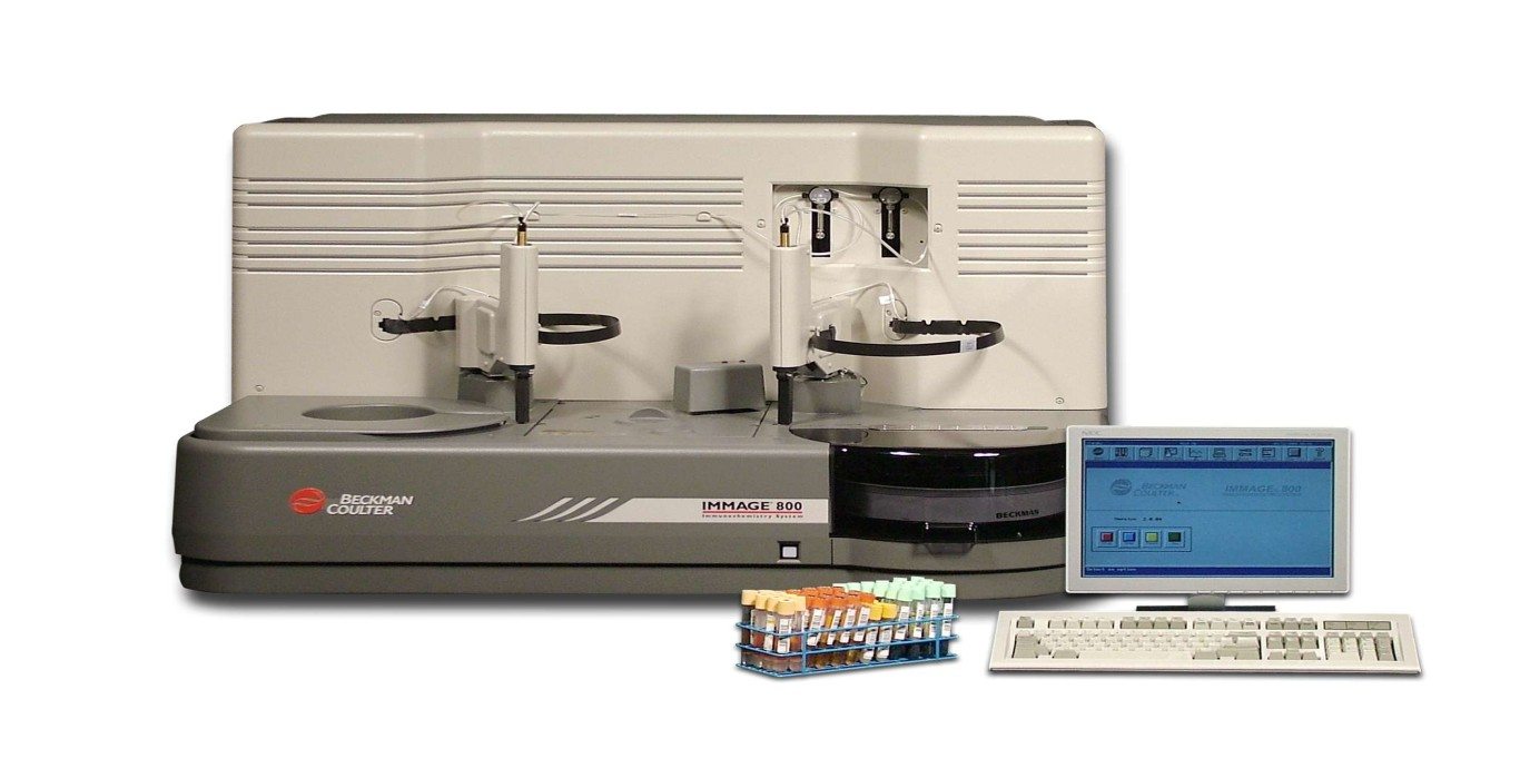 Imunochemický systém - IMMAGE 800 Analyzátor výrobce Beckman Coulter využívá turbidimetrického a