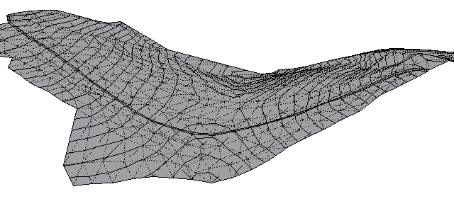 Obr. 6 Výškpis a 3D