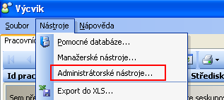 7.2 Administrátorské nástroje 1. Krok 2. Krok 7.2.1 Chráněné informace viditelnost základních údajů o pracovníkovi V tomto okně se definují informace o pracovnících, které budou přístupné pouze s právem Přístup k chráněným informacím.