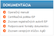 certifikátu a resetovanie alebo zmenu PIN certifikátu, Generovanie/kontrola certifikátov slúži na vygenerovanie certifikátu v prípade nového USB kľúča, alebo vygenerovanie certifikátu v prípade