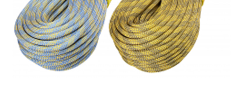 Uvnitř lana je kontrolní páska probíhající celou délkou lana, udávající označení výrobce, typ lana a číslo normy, rok výroby číslicí a materiál, ze kterého