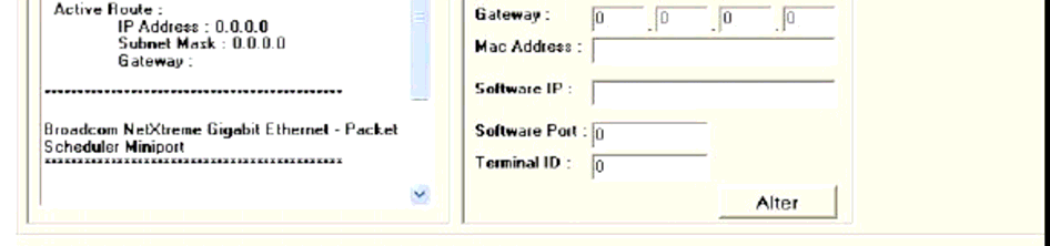 SEMACSearch se zobrazí veškeré připojené WebPass IP čtečky ve stejném LAN segmentu se všemi informacemi: Terminálové ID/ jméno