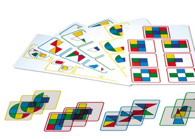 Tvary a barvy Hra je zaměřená na rozeznávání tvarů a barev.
