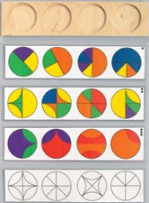 Barevné kruhy Pomocí této hry se děti naučí, z kterých tvarů se dá