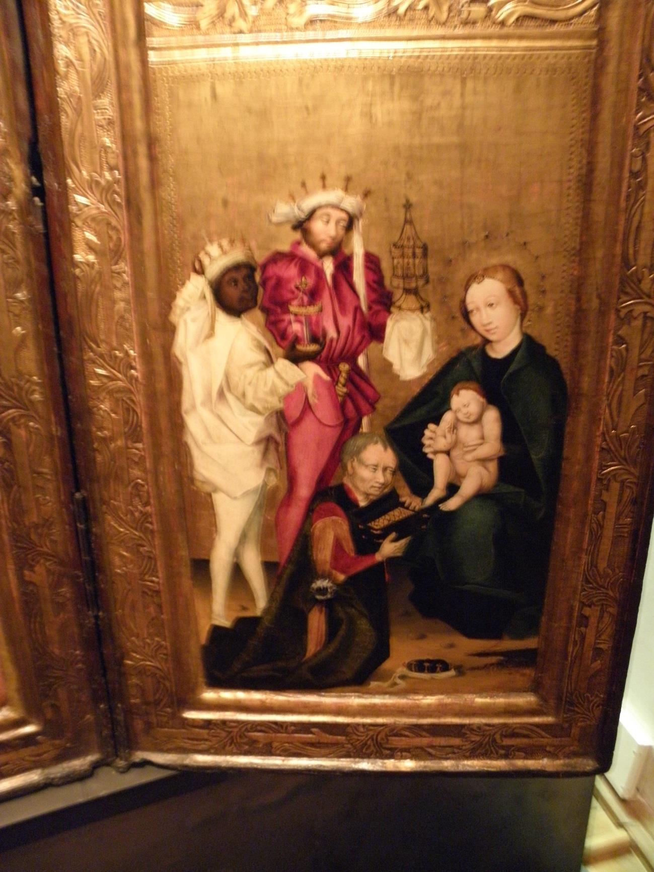 6. Mistr svatojiřského oltáře: Klanění tří králů, 1470, tempera,
