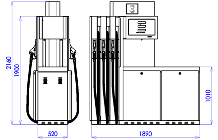 OEL základní jednostranné provedení levé BMP4033.OER základní jednostranné provedení pravé BMP4036.
