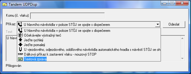 přenos jízdních řádů vlaku při jízdě odklonem (výluky, nehody, mimořádnosti) přenos jízdních řádů mimořádně zavedených vlaků (např. strojních jízd, vlaků soukromých dopravců apod.