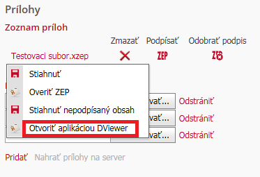 Upozornenie: Elektronické dokumenty vo formáte textových súborov PDF (Portable Document format) posielané v prílohe, ktoré sa podpisujú kvalifikovaným elektronickým podpisom je potrebné ukladať vo