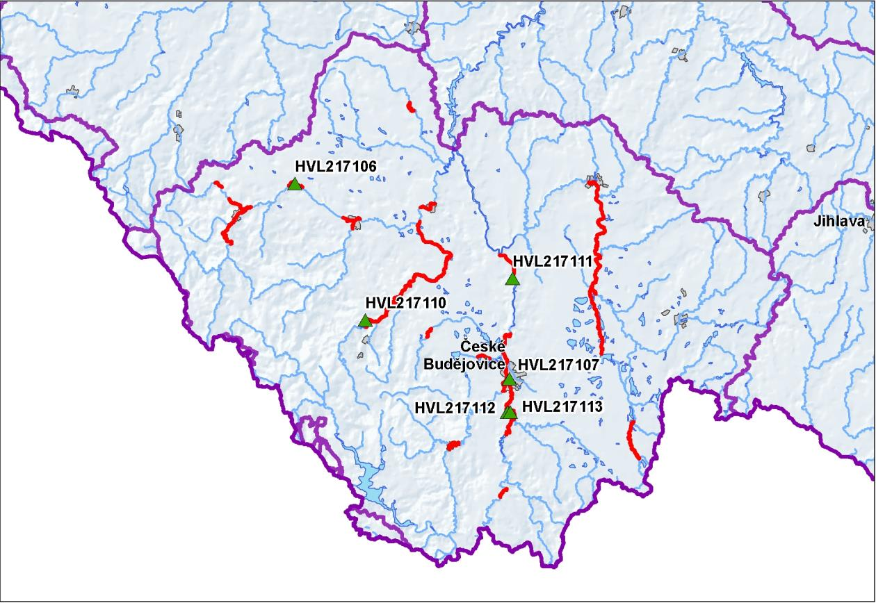 Obr. 3 Přehledná mapa lokalizace navrhovaných opatření s identifikátorem listem opatření (ID OP) Seznam obcí s odpovídajícími listy opatření Název obce ICOB 1) Prevence rizik 2) Ochrana před