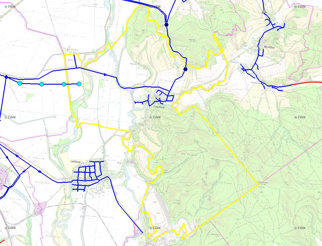 B.2 ZÁKLADNÍ INFORMACE O OBCI (části obce - ZSJ) Obec Lesnice se připomíná v historických pramenech r.1348,leží asi 5km východně od města Zábřeh. Katastr obce má rozlohu 733 ha.