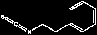 4 : Fenetyl isothiokyanát (C9-H9-N-S) Předpokládaným mechanismem chemoprevence je, podobně jako u dalších látek s antikarcinogenním účinkem, inhibice cytochromů P450 (včetně izoenzymů CYP1A1 a 1A2),