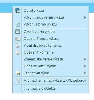 3. Spustenie vnútrovýkazových kontrol Kontrolu správnosti vyplnených údajov si používateľ môže overiť spustením vnútrovýkazových kontrol.