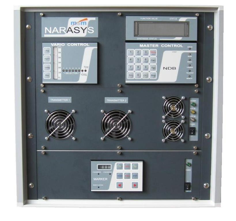 Navigačný rádiový systém NARASYS Integrovaný systém NARASYS zahŕňa: Nesmerový duálny
