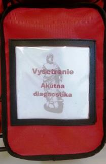 M*(8) Vyšetrenie a akútna diagnostika: N Položka ks 01. fonendoskop 1 02. pulzný oximeter 1 03. glukomer 1 04. tlakomer manuálny 1 05. manžeta dospelá 1 06. manžeta detská 1 07.