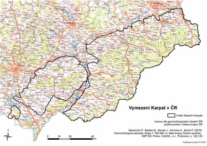 Vymezení Karpat v ČR Metodika a postup prací na daném úkolu Vytvoření databáze aktuálních a připravovaných produktů cestovního ruchu v Karpatech Přehled o produktech cestovního ruchu byl získáván