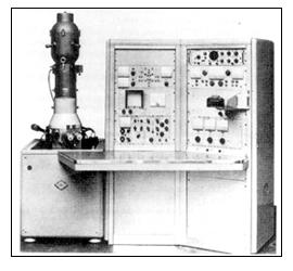 Historie elektronové mikroskopie První komerční