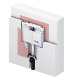 Možnosti instalace Montážní prvky TECEbox a TECEprofil pro WC se stavební hloubkou 8 cm Řada modulů toalet 8