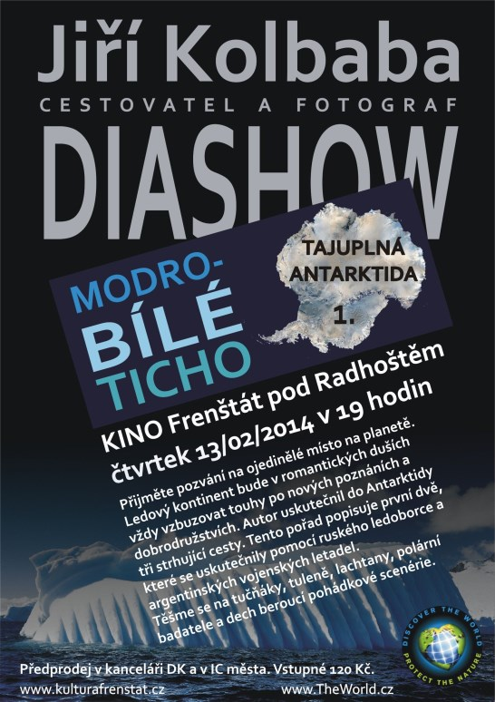 kulturafrenstat.cz Letadla 6. 2. v 9:00, kino Filmová projekce pro MŠ a ZŠ. Vstupné 40 Kč. Jiří Kolbaba 13. 2. v 10:00, kino Diashow českého cestovatele a fotografa pro školy.