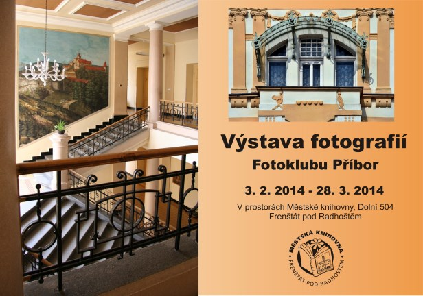 28.3. Trénování paměti 5.2. v 15.30, klub důchodců přednáška Výtvarná dílna - Panenky z vlny 19.2. od 15:00 Dílny pro děti od 3 do 11 let Literární soutěž - 120 let Františka Horečky Městská knihovna