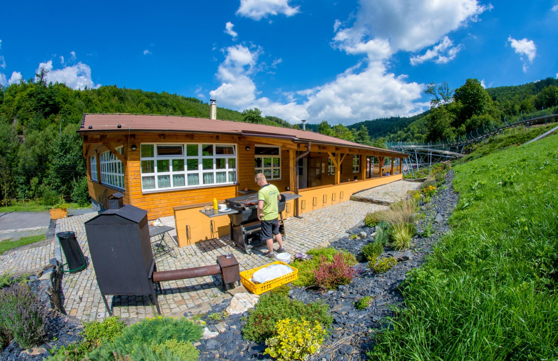Vlastní volnočasový Park sportu Hrubá Voda Restaurace