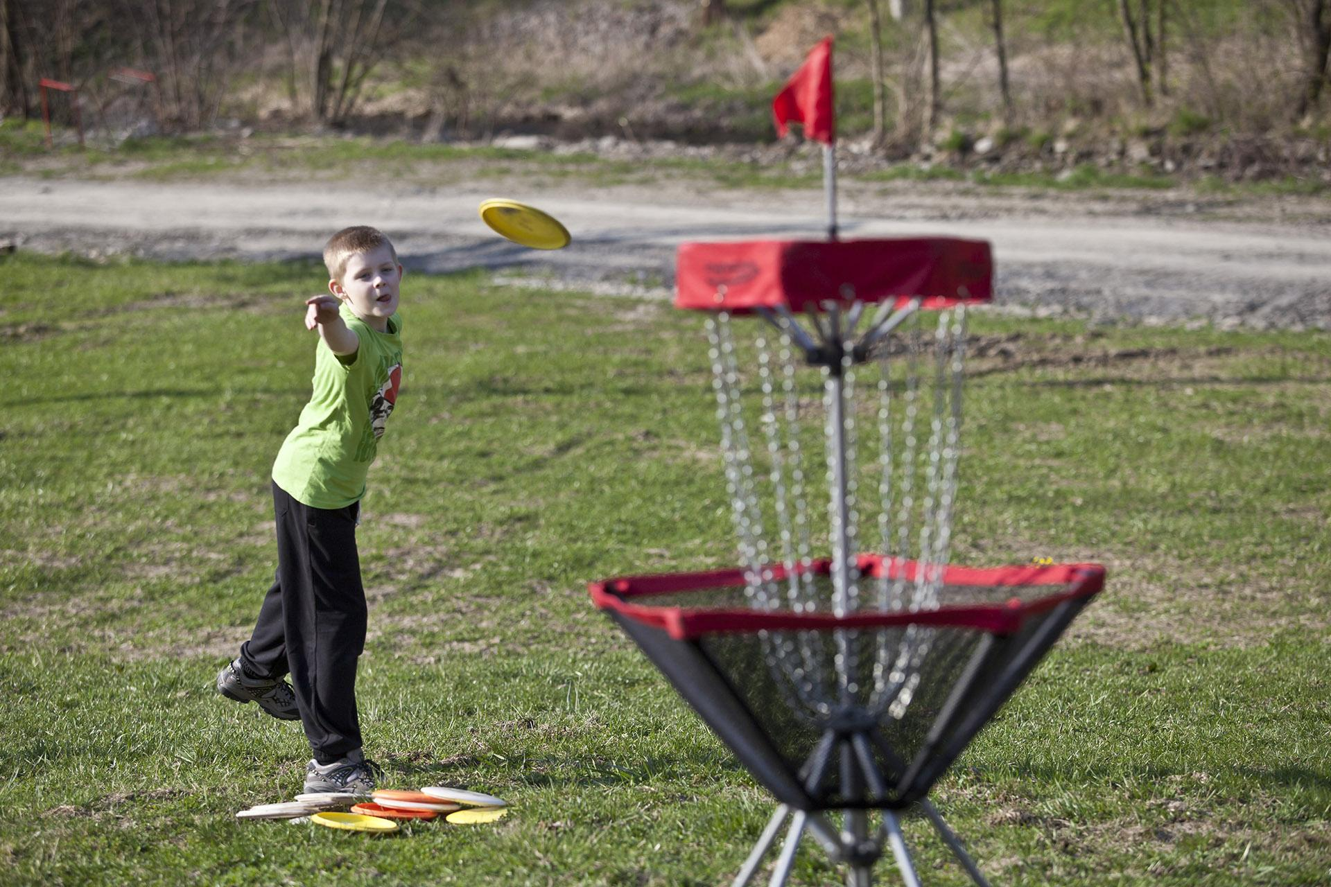 Vlastní volnočasový Park sportu Hrubá Voda Disc-golf - 9 košů - Úžasná