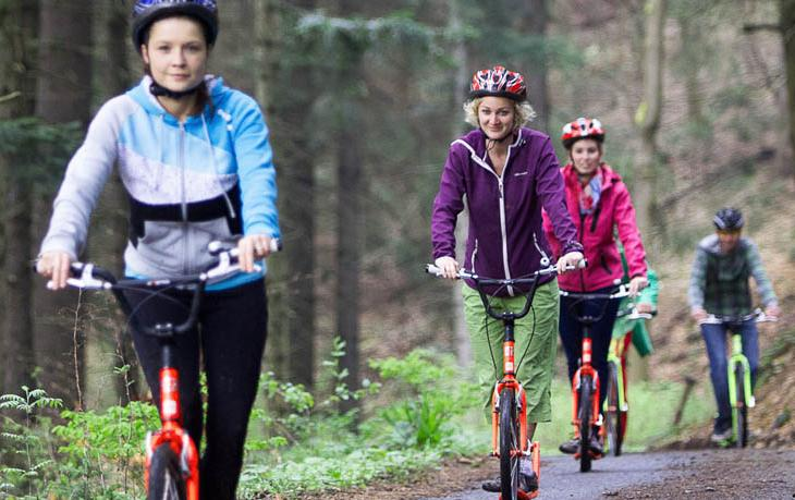 Vlastní volnočasový Park sportu Hrubá Voda Adrenalinové koloběžky, půjčovna kol - sjezdy a organizované poznávací