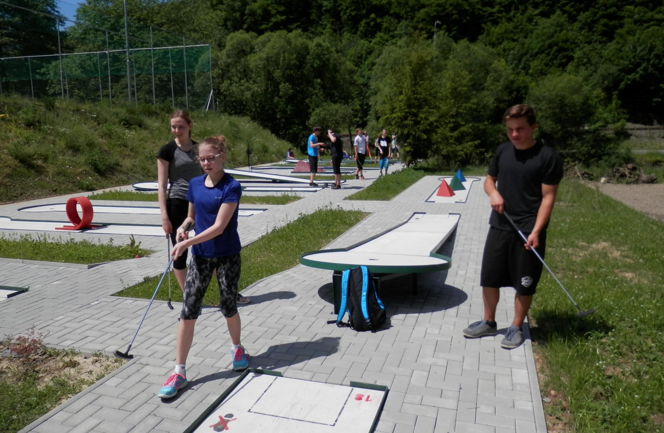 Vlastní volnočasový Park sportu Hrubá Voda Minigolf - 18 jamek,