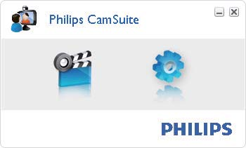 Po instalaci programu Philips CamSuite můžete k ovládacímu panelu programu přistupovat tím, že dvakrát kliknete na ikonu programu Philips CamSuite na panelu nástrojů systému Windows.