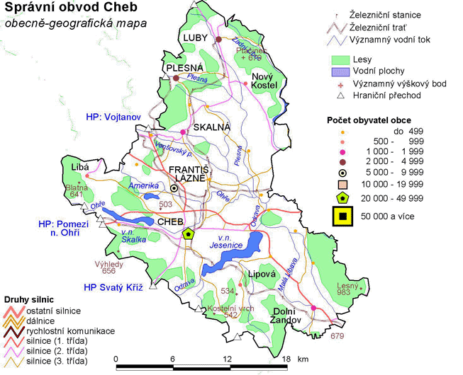 2 SPECIFIKA ORP CHEB Správní obvod (SO) obce s rozšířenou působností (ORP) Cheb je složen z 21 obcí: Dolní Žandov, Františkovy Lázně, Cheb, Křižovatka, Libá, Lipová, Luby, Milhostov, Milíkov,