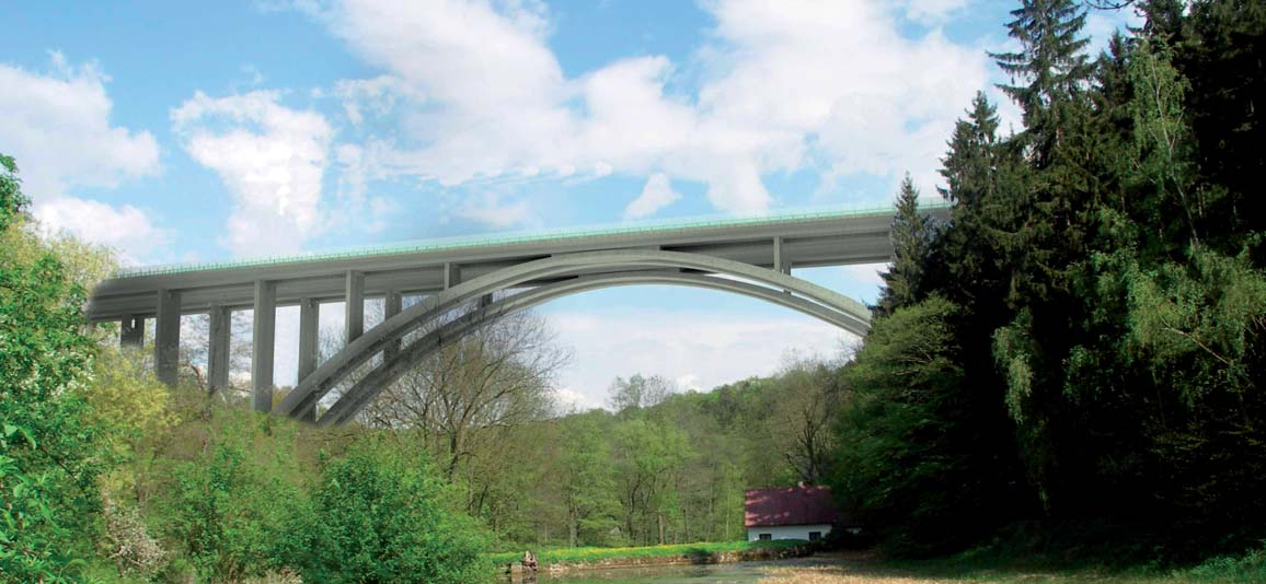 OBLOUKOVÝ MOST PŘES OPARENSKÉ ÚDOLÍ THE OPARNO VALLEY ARCH BRIDGE 1 Milan Kalný, Václav Kvasnička, Pavel Němec, Jan L.