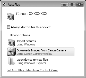 Přenos snímků do počítače pro prohlížení Připojte fotoaparát k počítači. Vypněte fotoaparát. Otevřete krytku a menší zástrčku (str.