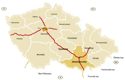 Jihomoravský kraj leží na jihovýchodě České republiky. Jeho současná podoba vychází ze zákona č. 347/1997 Sb.