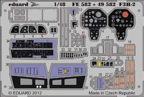 FE582 F3H-2 S.A. 1/48 Hobby Boss FE584 C-2 interior S.A. 1/48 Kinetic 33109 Il-2m3 interior S.