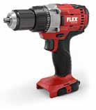 www.flex-tools.cz L 125 18.0-EC Aku-úhlová bruska + + CHE 18.0-EC Aku-kombi kladivo DD 2G 18.0 2-rychlostní aku-šroubovák + + LED-pracovní svítilna WL LED 18.0 + Rychlo-nabíječka CA 10.8/18.