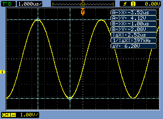 X2 Cursor X1 Cursor Měření pomocí kurzorů Kurzory A a B se manuálně nastaví na žádané měřicí body průběhu DSO