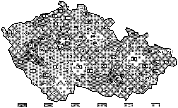 Počet ambulantních lékařů na 10